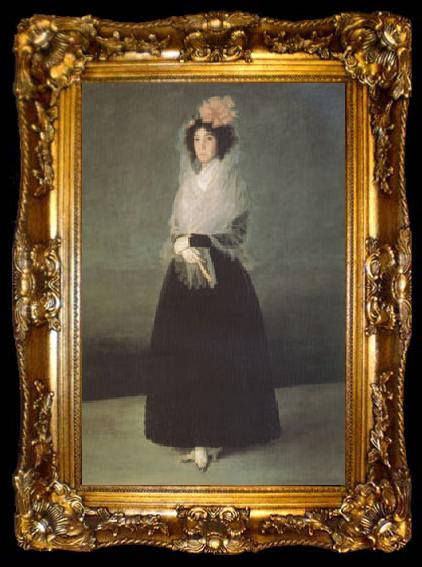 framed  Francisco de Goya The Countess of Carpio,Marquise de la Solana (mk05), ta009-2